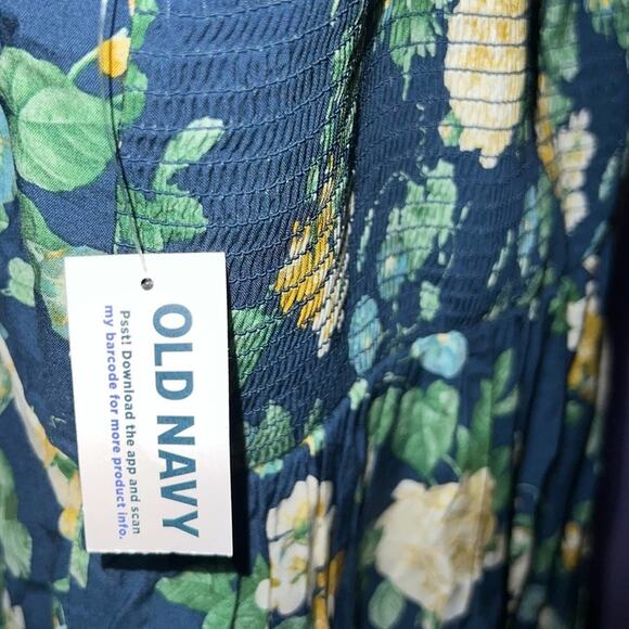 Old navy Fit & Flare Tie-Strap Mini Dress Women’s size medium NWT - Picture 5 of 7